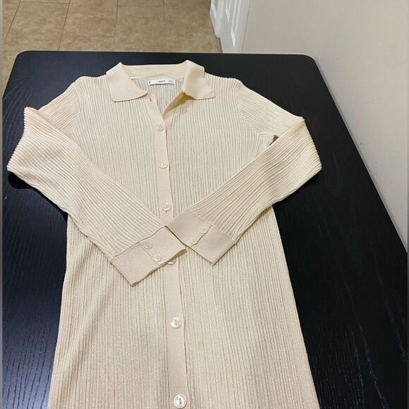 MNG • Ribbed Sweater Dress • size Small - Picture 2 of 6